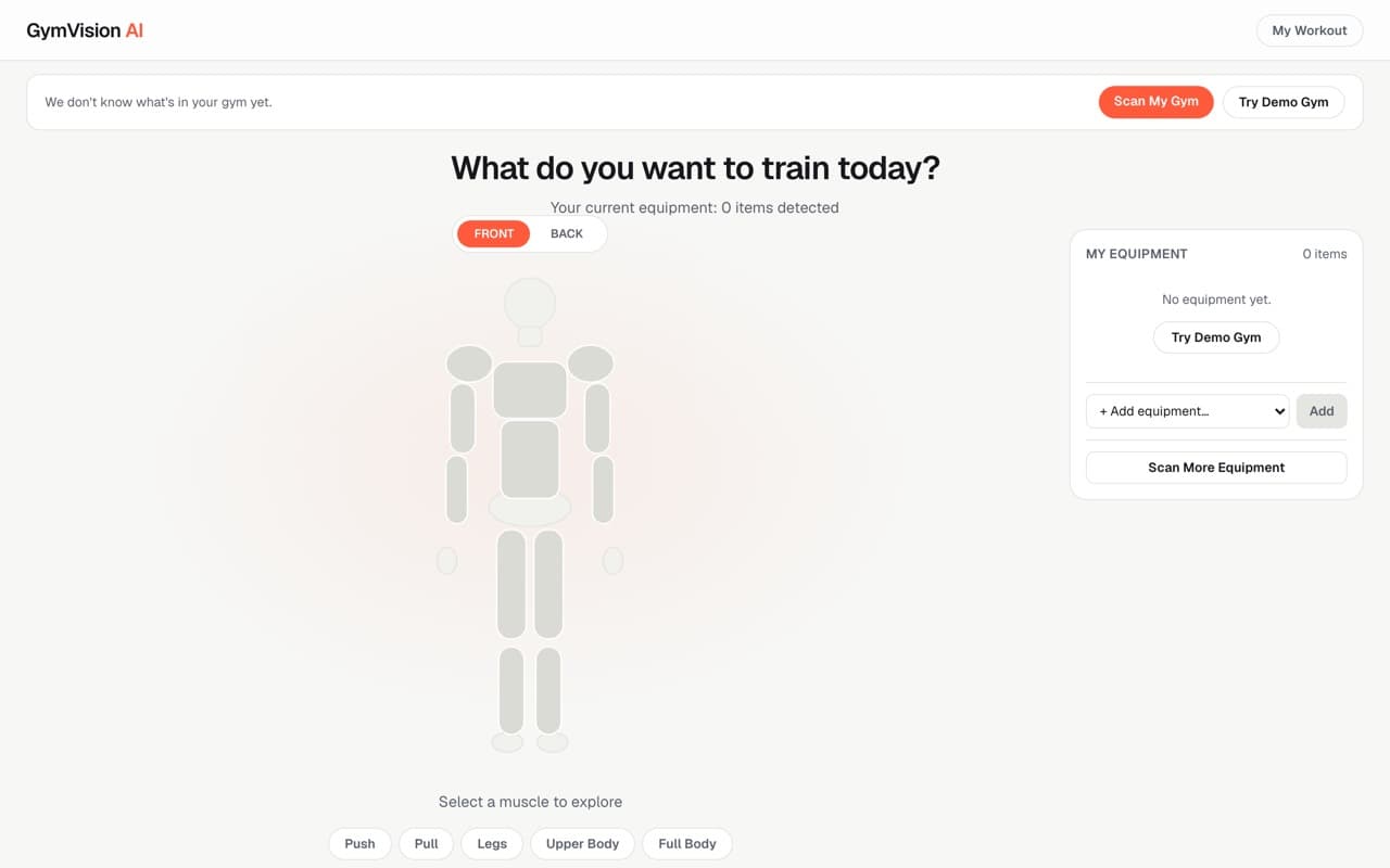 GymVision screenshot