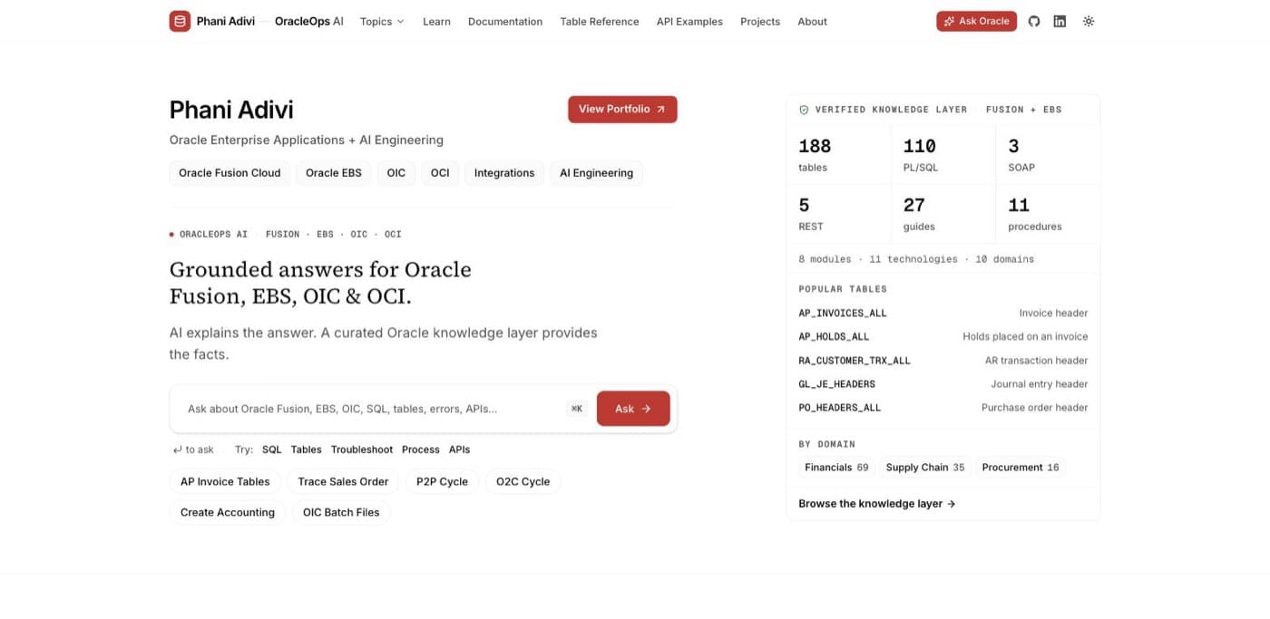 OracleOps AI screenshot